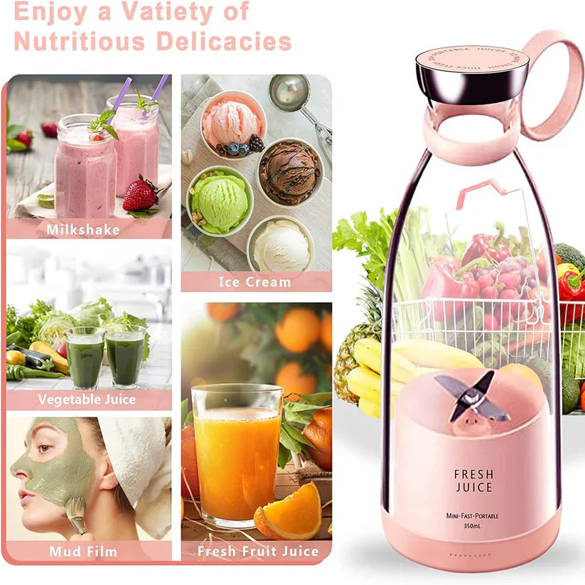 Portable Mini Juice Blender (USB Rechargeable