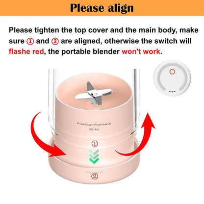Portable Mini Juice Blender (USB Rechargeable