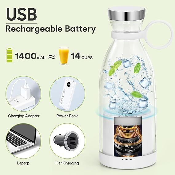 Portable Mini Juice Blender (USB Rechargeable